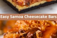 Easy Samoa Cheesecake Bars