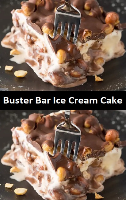Buster Bar Ice Cream Cake