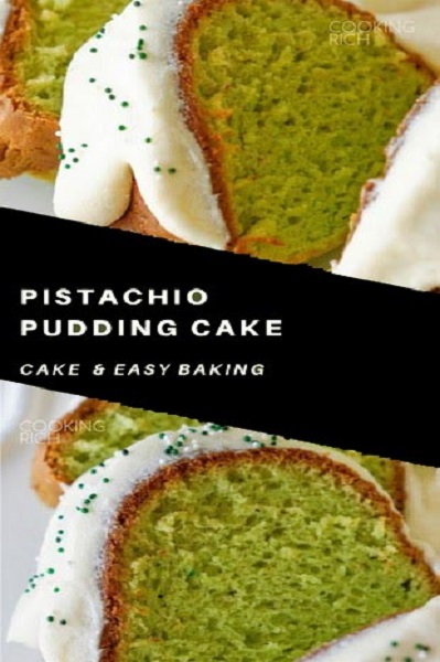 Pistachio Pudding Cake with Cream Cheese Frosting
