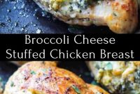 Broccoli Cheese Stuffed Chicken Breast Recipe