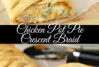 Chicken Pot Pie Crescent Braid Recipe
