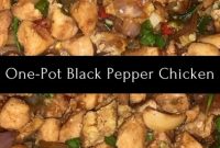 One-Pot Black Pepper Chicken Recipe