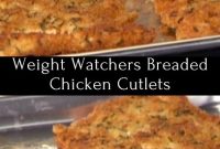 Weight Watchers Breaded Chicken Cutlets Recipe