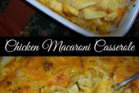 Chicken Macaroni Casserole recipe