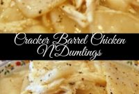 Cracker Barrel Chicken N’Dumlings Recipe