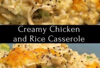 Creamy Chicken and Rice Casserole Recipe