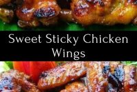 Sweet Sticky Chicken Wings Recipe